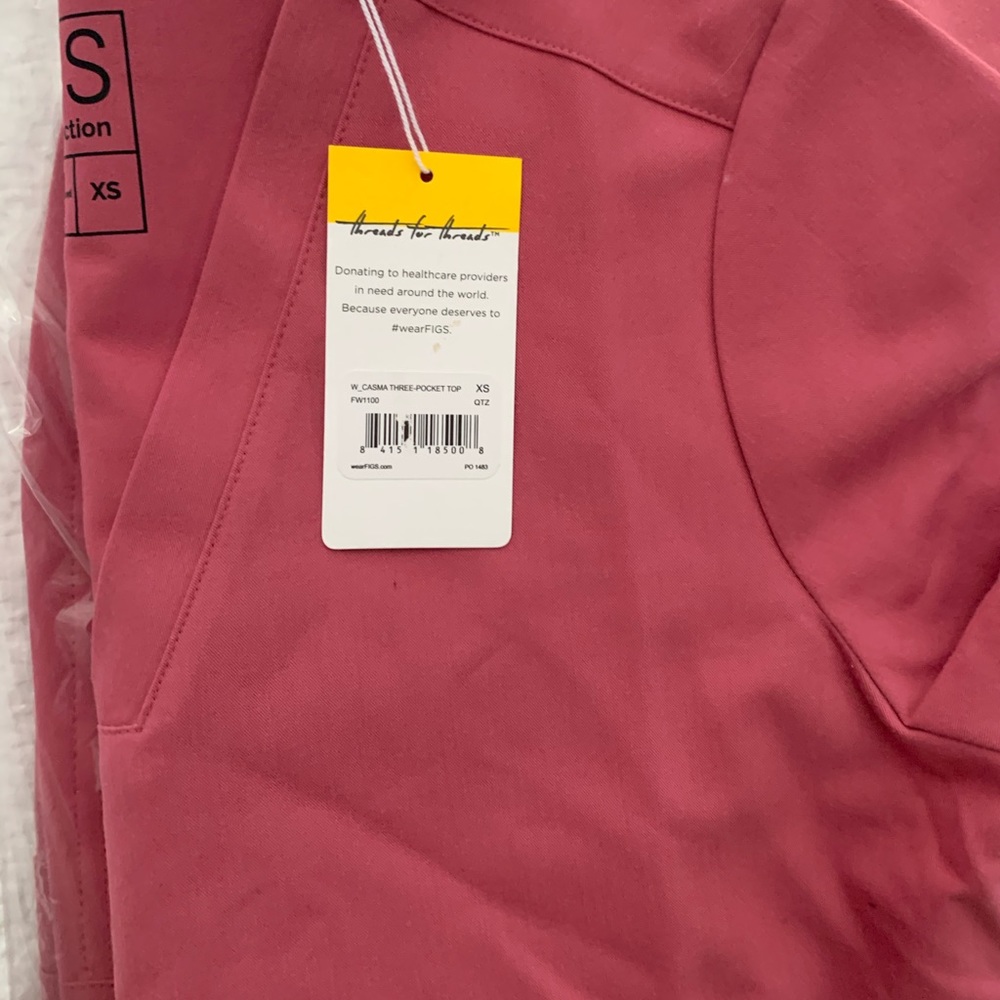 Figs xSmall casma scrub top